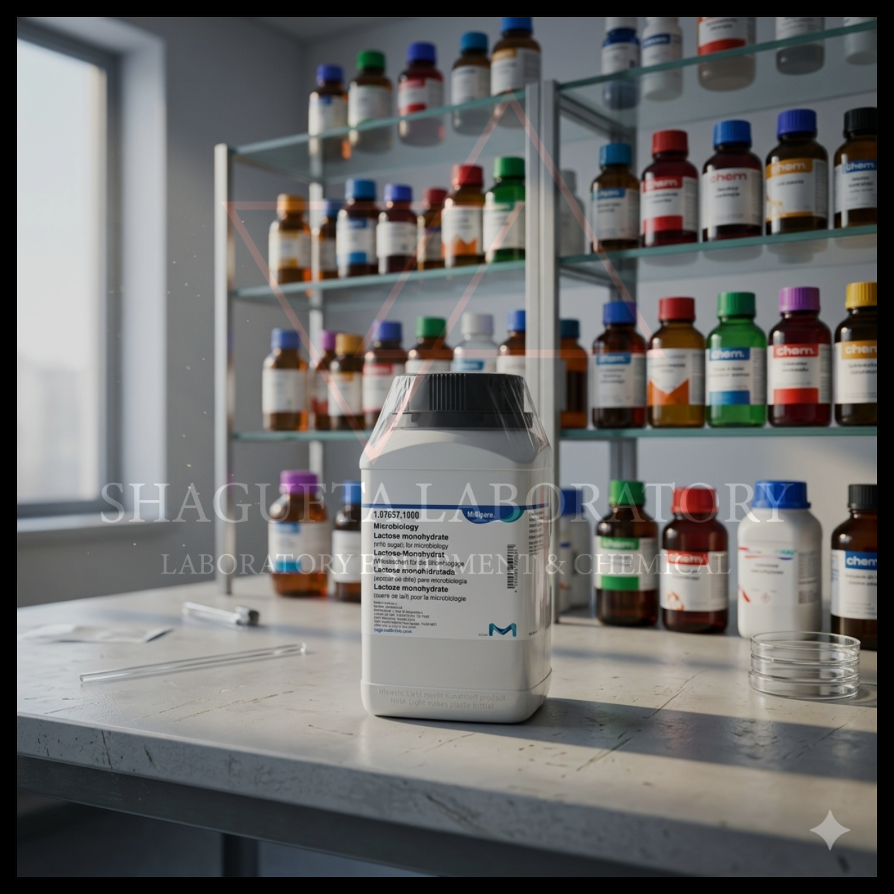 Lactose Monohydrate Microbiology Grade dari Merck Millipore digunakan sebagai bahan baku media kultur mikrobiologi, fermentasi, analisis laboratorium, dan aplikasi penelitian biologis. Cocok untuk laboratorium QC, institusi pendidikan, industri pangan, farmasi, dan penelitian mikrobiologi.