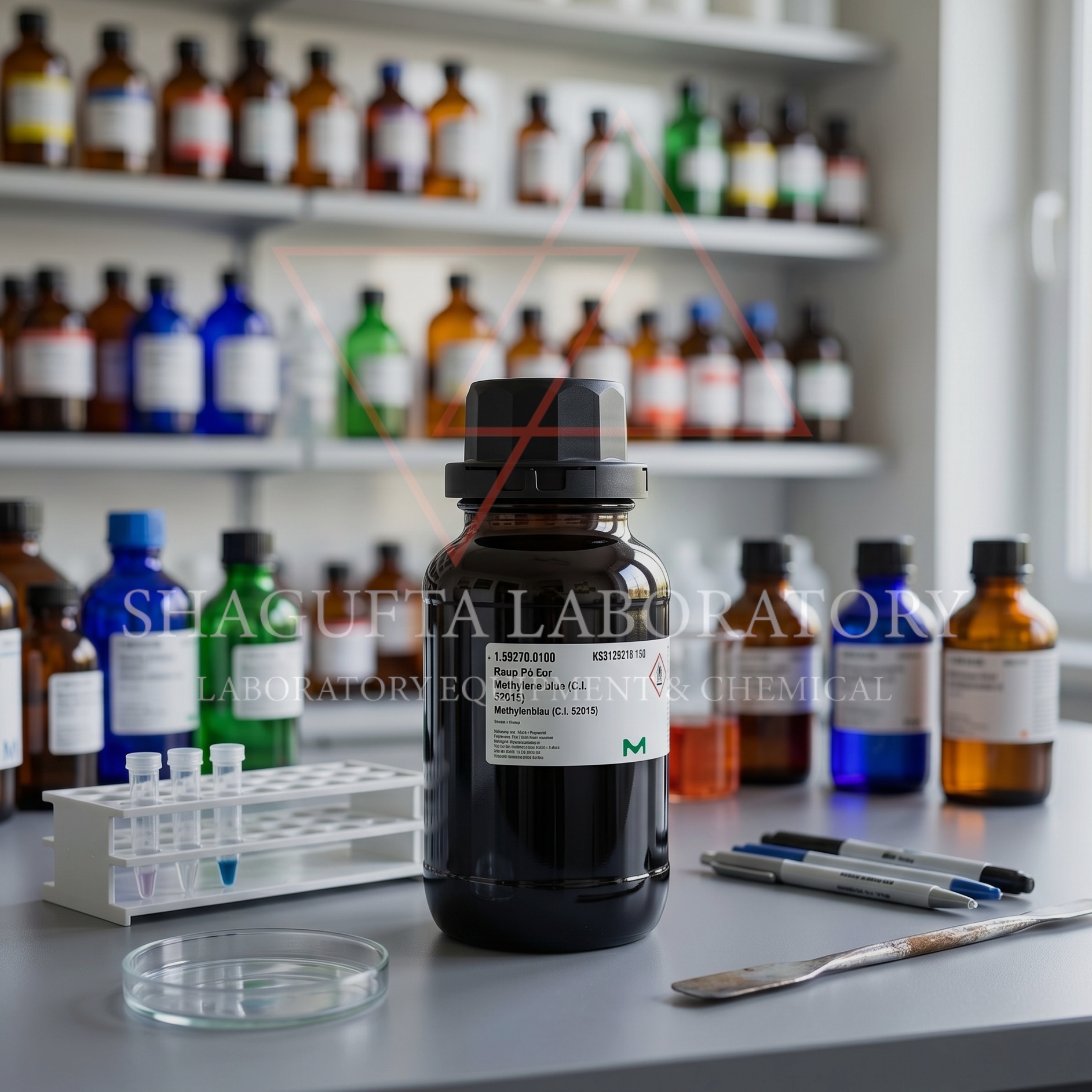 Methylene Blue Pure Merck 1.59270.0100 | Reagent for Microscopy & Laboratory – Shagufta Laboratory 1GR (REPACK)