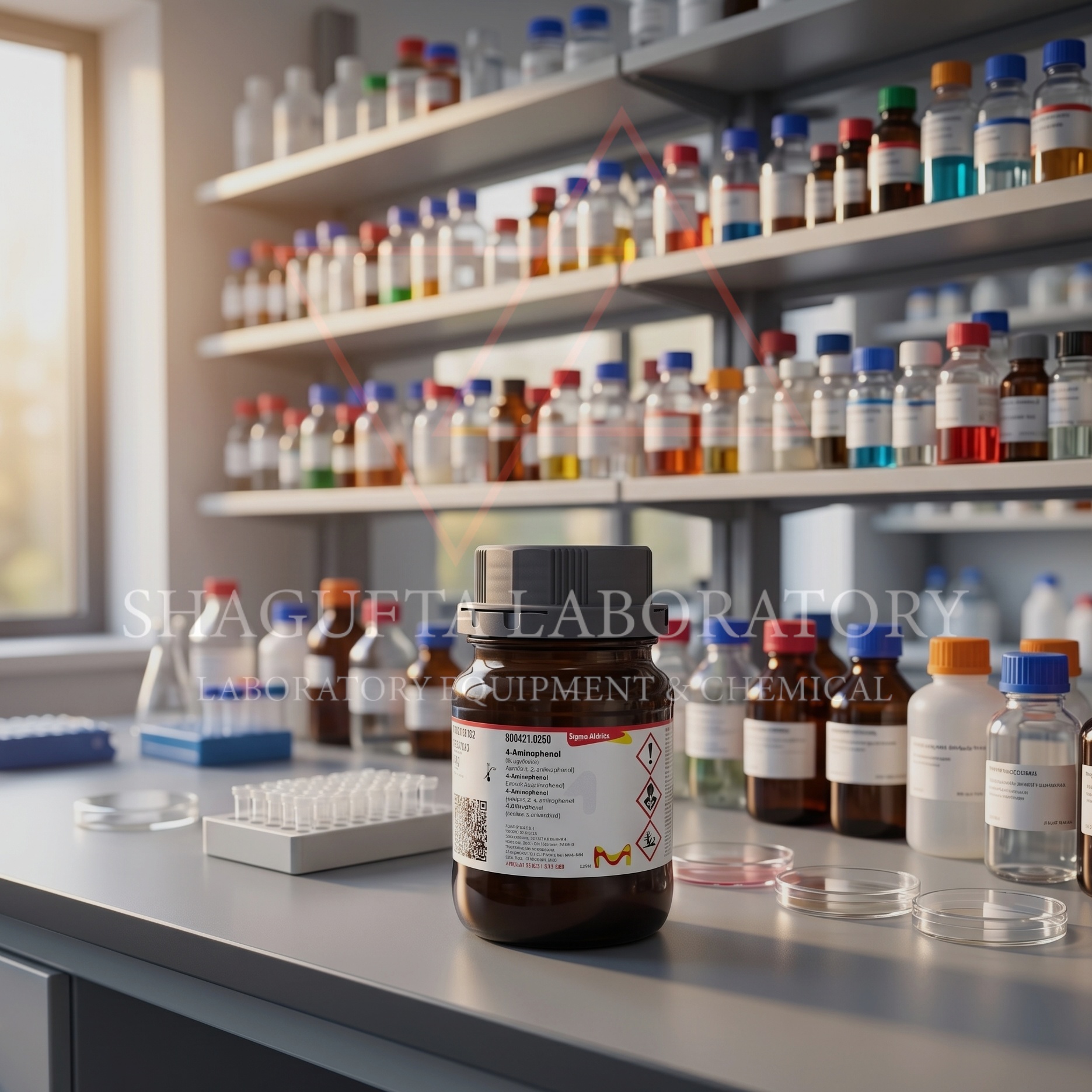 4-Aminophenol for Synthesis Sigma-Aldrich 8.00421.0250 | Chemical Reagent Laboratory Grade – Shagufta Laboratory 20GR (REPACK)