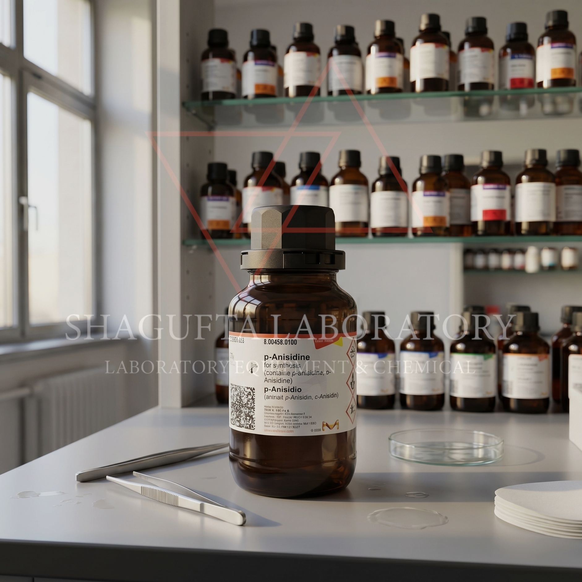 p-Anisidine for Synthesis Sigma-Aldrich 8.00458.0500 | Chemical Reagent Laboratory Grade – Shagufta Laboratory 10GR (REPACK)