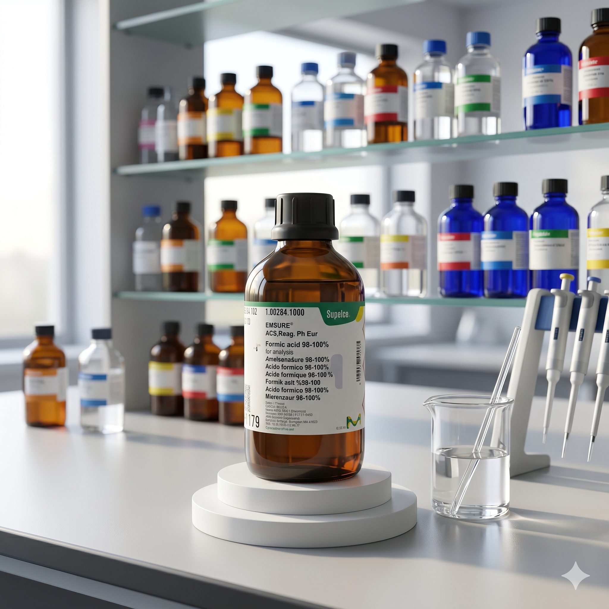 Formic Acid 98-100% Merck 1.00264.1000 EMSURE® ACS Reag. Ph Eur | Asam Format Original