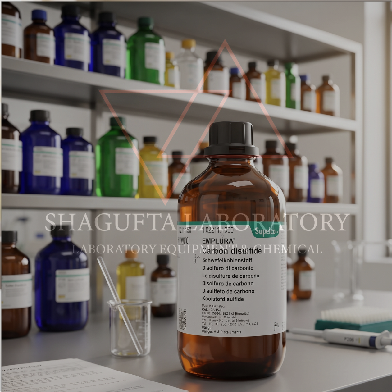 Carbon Disulfide EMSURE® 102211 Merck 1L – Carbon Disulfide (CS₂) Reagen Analisis Laboratorium