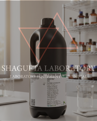 Hydrogen Peroxide 30% 2,5L 107209 – H₂O₂ Laboratory Grade untuk Analisis, Penelitian, QC & Industri | SHAGUFTA LABORATORY