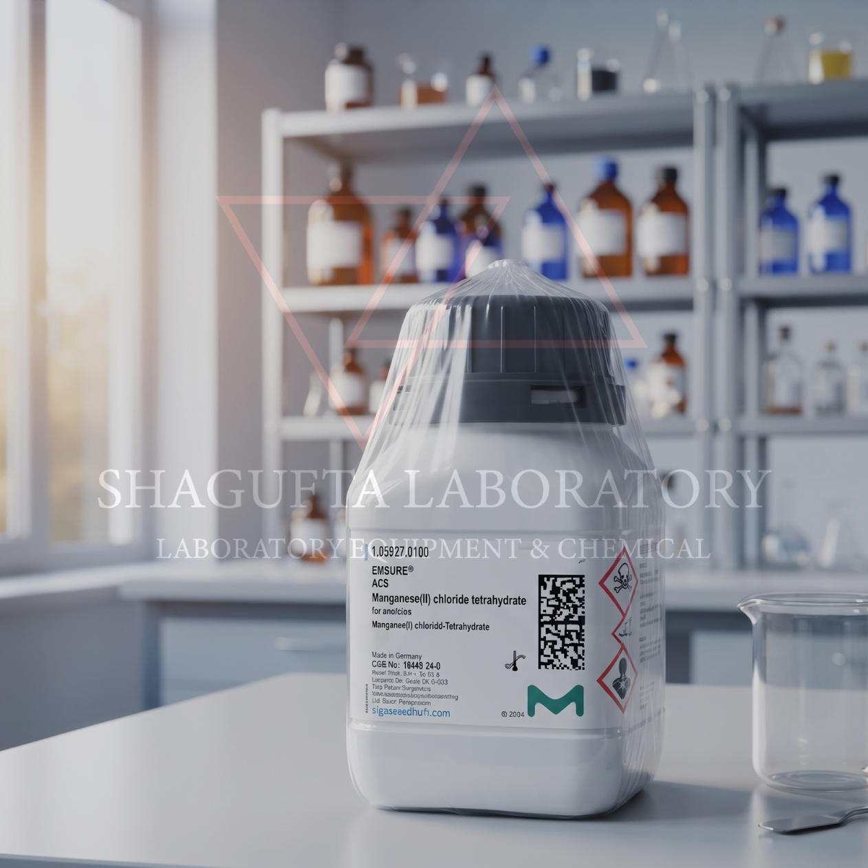 Merck 105927 Manganese(II) Chloride Tetrahydrate 100GR EMSURE® ACS – Manganese(II) Chloride Tetrahydrate / Mangan(II) Klorida Tetrahidrat / Manganese Dichloride Tetrahydrate / MnCl₂·4H₂O