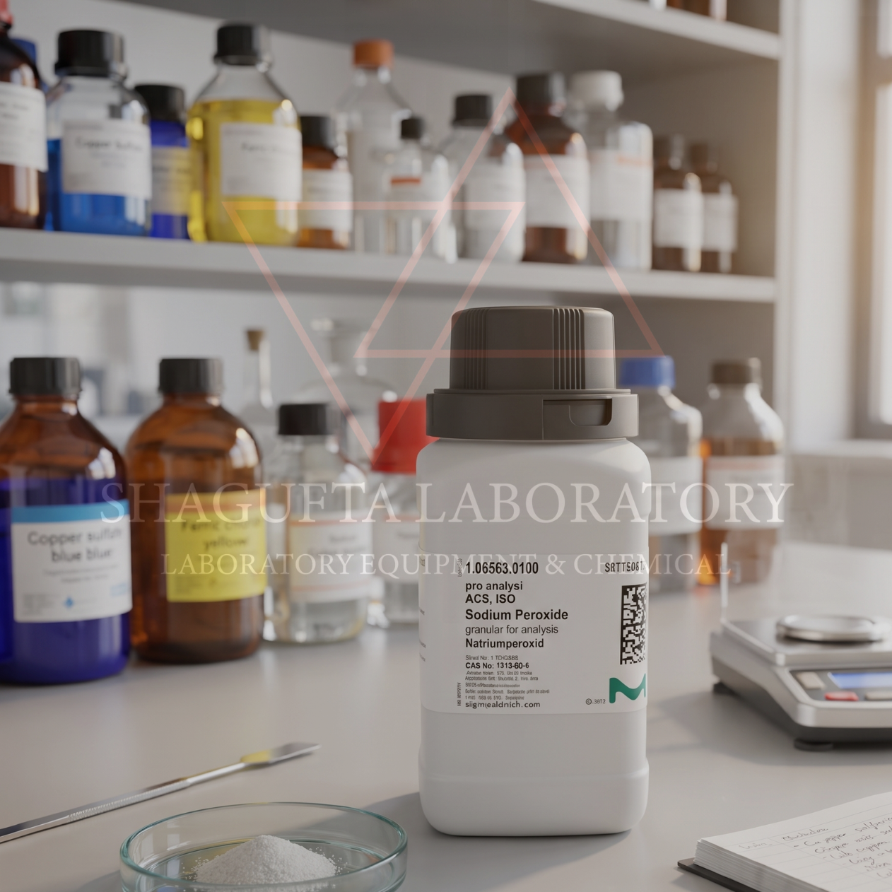 Merck Sodium Peroxide 106563 100GR EMPLURA® – Sodium Peroxide / Natrium Peroksida / Disodium Peroxide / Na₂O₂