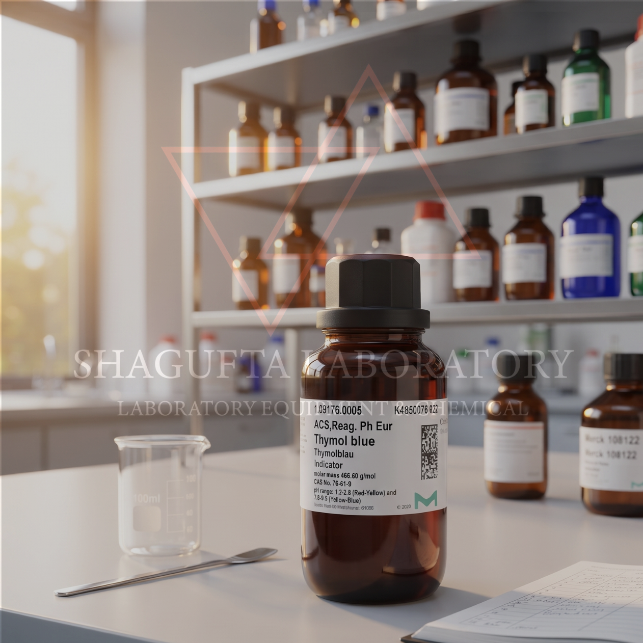 SHAGUFTA LABORATORY Reagent Grade 108176 – Thymol Blue / Timol Biru / Thymol Blue Indicator 5 g