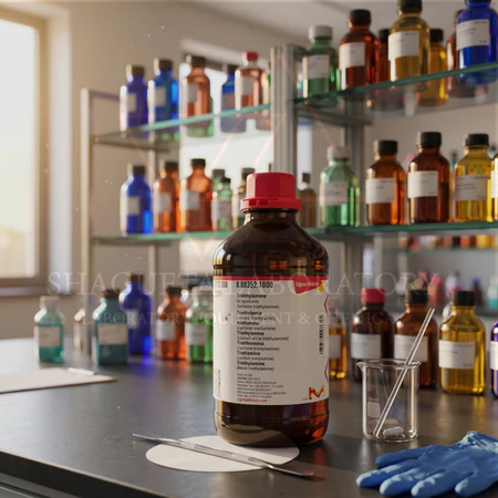 TRIETHYLAMINE 100ML 808352 | SHAGUFTA LABORATORY | Reagen Kimia untuk Sintesis Organik, Analisis & Penelitian (REPACK)
