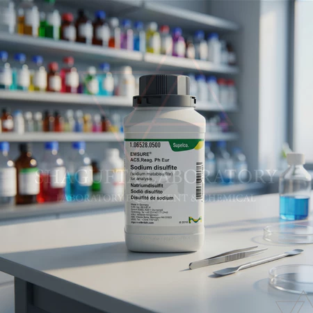 SODIUM DISULFITE (SODIUM METABISULFITE) 500GR MERCK 106528 / SODIUM METABISULFIT PRO ANALIS / Na2S2O5 KEMASAN ORIGINAL